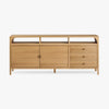 Co.House Designs Cali Oak Sideboard Natural Front Facing View