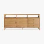 Co.House Designs Cali Oak Sideboard Natural Front Facing View