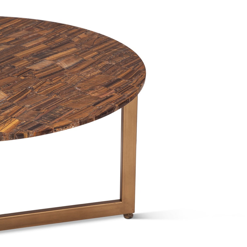 Calico Coffee Table FCL-CT36TEB table top edge view 