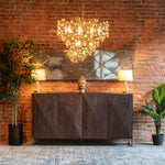 Cambridge 76" Sideboard FCM-SB76WN staged view 