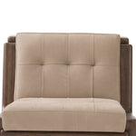 Camilo Chair Nubuck Nude Velvety Leather Seating 242121-002