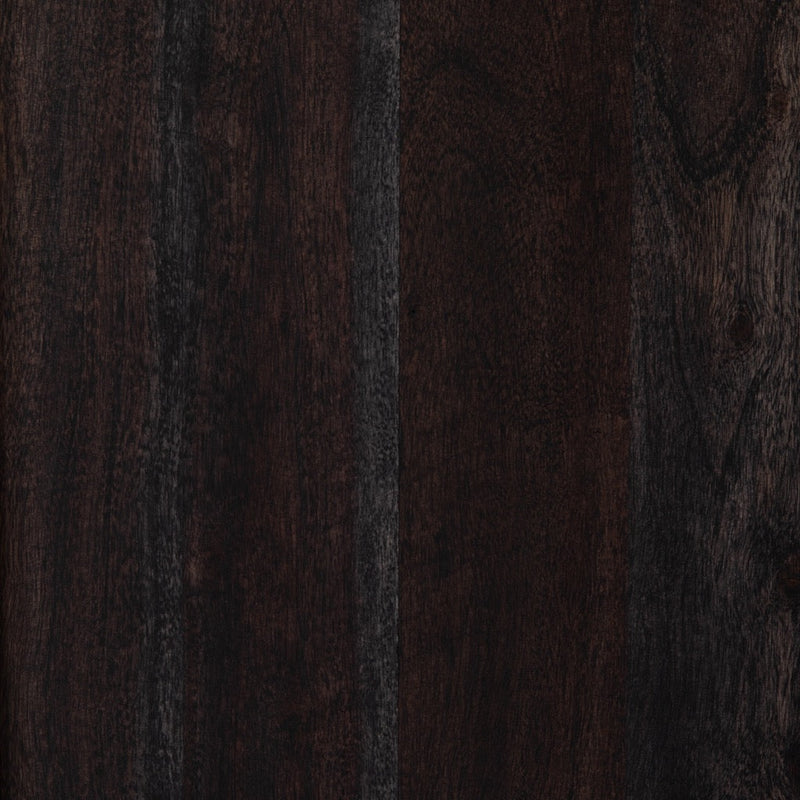 Caprice Bookshelf Black Wash Mango Acacia Wood Detail IPRS-025