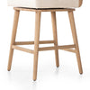 Cardell Swivel Counter Stool Natural Parawood Legs 238329-004