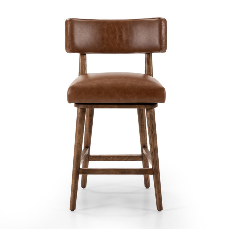 Four Hands Cardell Swivel Stool front view