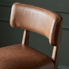 Cardell Swivel Stool 238329-006 leather back