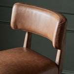Cardell Swivel Stool 238329-006 leather back