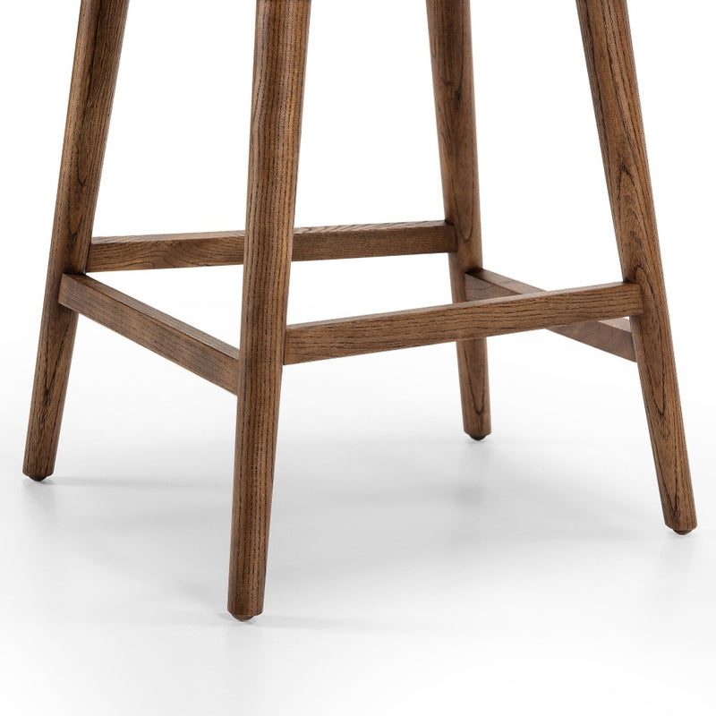 Cardell Swivel Stool 238329-006 wooden legs