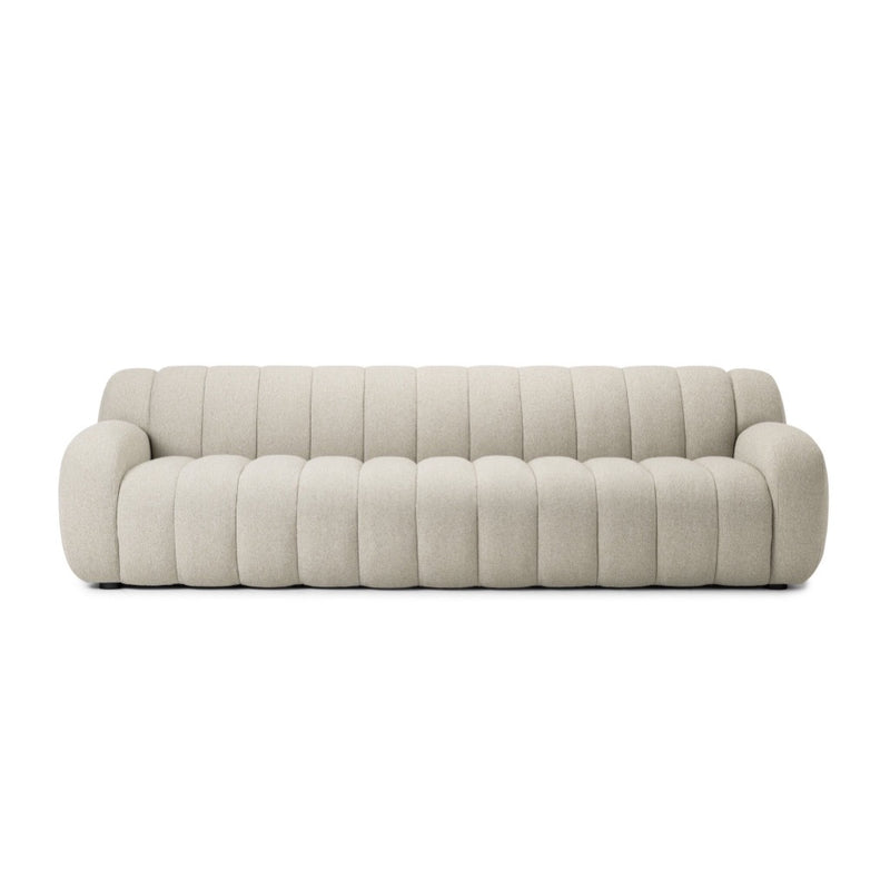 Carina Sofa Weslie Flax Front Facing View Four Hands