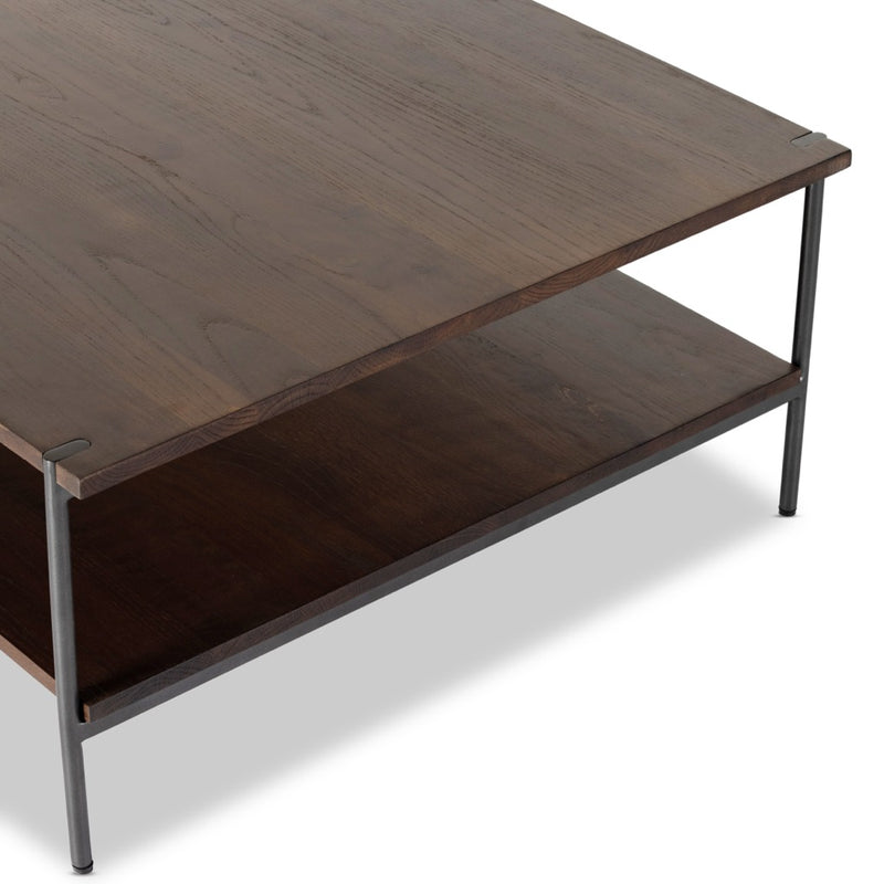 Four Hands Carlisle Coffee Table Russet Oak Tabletop View