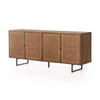 Carmel Sideboard Brown Wash Angled View 106681-005