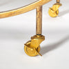 Mercana Carola Bar Cart casters view 