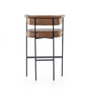 Carrie Bar Stool Chaps Saddle Back View Four Hands