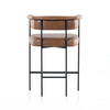 Carrie Counter Stool Chaps Saddle Back View Four Hands