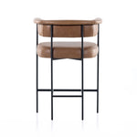 Carrie Counter Stool Chaps Saddle Back View Four Hands