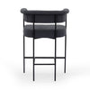 Carrie Counter Stool FIQA Boucle Slate Back View 108498-006