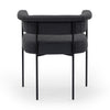 Four Hands Carrie Dining Chair FIQA Boucle Slate Back View