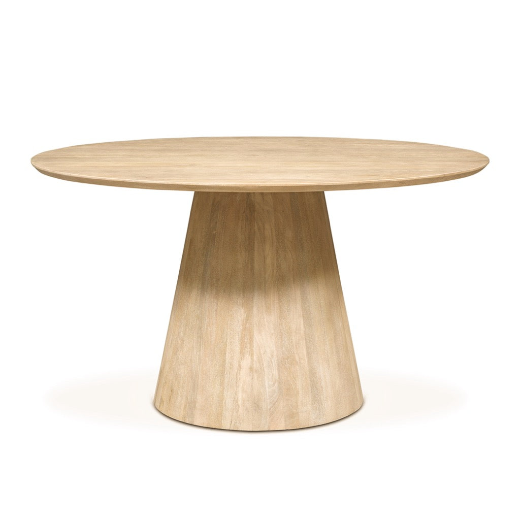 HTD Casablanca Round Dining Table - Natural White – Artesanos Design ...