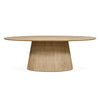 HTD Casablanca Oval Dining Table front view 
