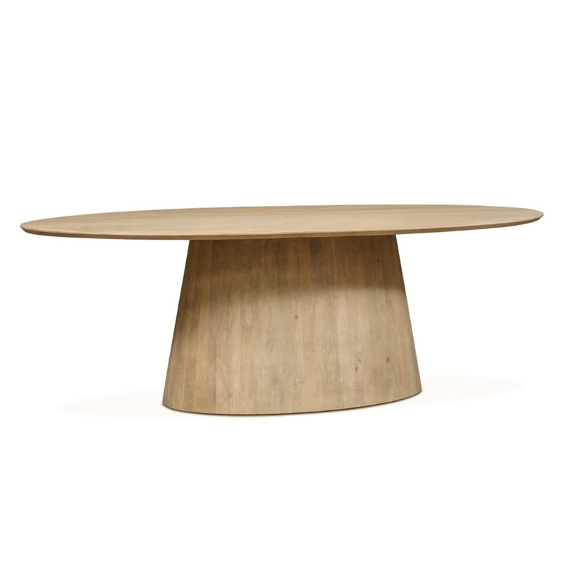 HTD Casablanca Oval Dining Table angled view 