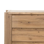 Cassio Dresser Natural Reclaimed French Oak Drawers Graining Four Hands