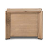 Four Hands Cassio Nightstand Natural Reclaimed French Oak Back View