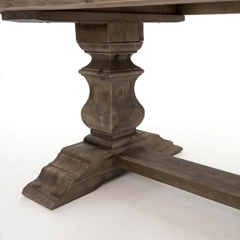 Castle Dining Table - Wax Bleached Pine