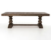 Castle Dining Table - Wax Bleached Pine