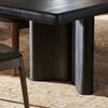 Four Hands Castro Dining Table Reclaimed French Oak Legs Staged View