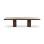 Four Hands Castro Dining Table 118" front view 