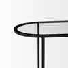 Mercana Celine Nesting Accent Tables glass top view 