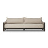 Four Hands Chapman Outdoor Metal Sofa 106" front view 