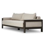 Chapman Outdoor Metal Sofa 106" 247428-002 angled side view 
