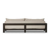Chapman Outdoor Metal Sofa 106" 247428-002 back view 