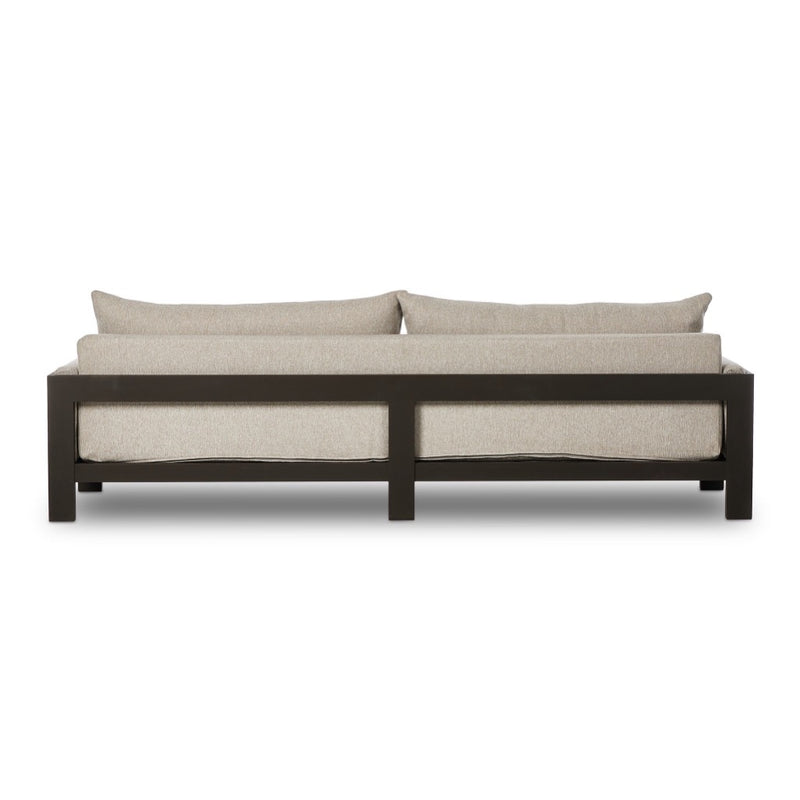 Chapman Outdoor Metal Sofa 106" 247428-002 back view 