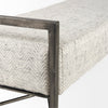 Charlotte Accent Bench 69367 metal frame view 