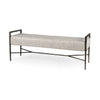 Mercana Charlotte Accent Bench angled view 