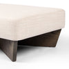 Four Hands Chaz Large Ottoman Coffee Nettlewood Base