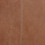 Chaz Large Ottoman Palermo Cognac Top Grain Leather Detail 230220-008