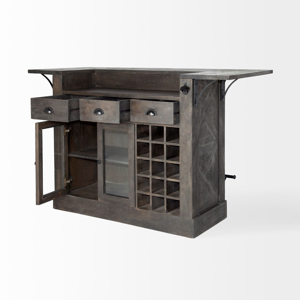 Mercana Cheers Kitchen Island angled view 