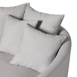 Chloe Media Lounger Modern Cambric Silver Pillows Detail 102766-013