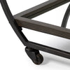 Mercana Chriselle Bart Cart black metal frame view 