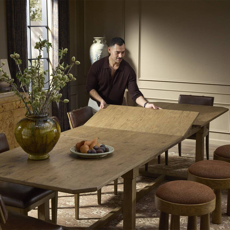 Four Hands Cicero Extension Dining Table - Drifted Oak Veneer