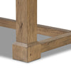 Four Hands Cicero Extension Dining Table leg base view 