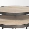 Mercana Clapp Nesting Accent Table nested table top views 