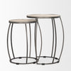 Mercana Clapp Nesting Accent Table side view 