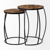 Mercana Clapp Nesting Accent Table side view 