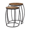 Mercana Clapp Nesting Accent Table angled view 