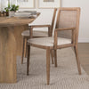Clara Dining Armchair - Light Brown