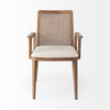 Clara Dining Armchair - Light Brown