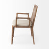 Clara Dining Armchair - Light Brown